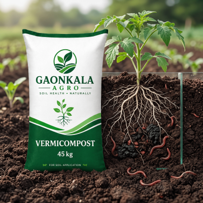 GAONKALA AGRO Vermicompost – 45 kg
